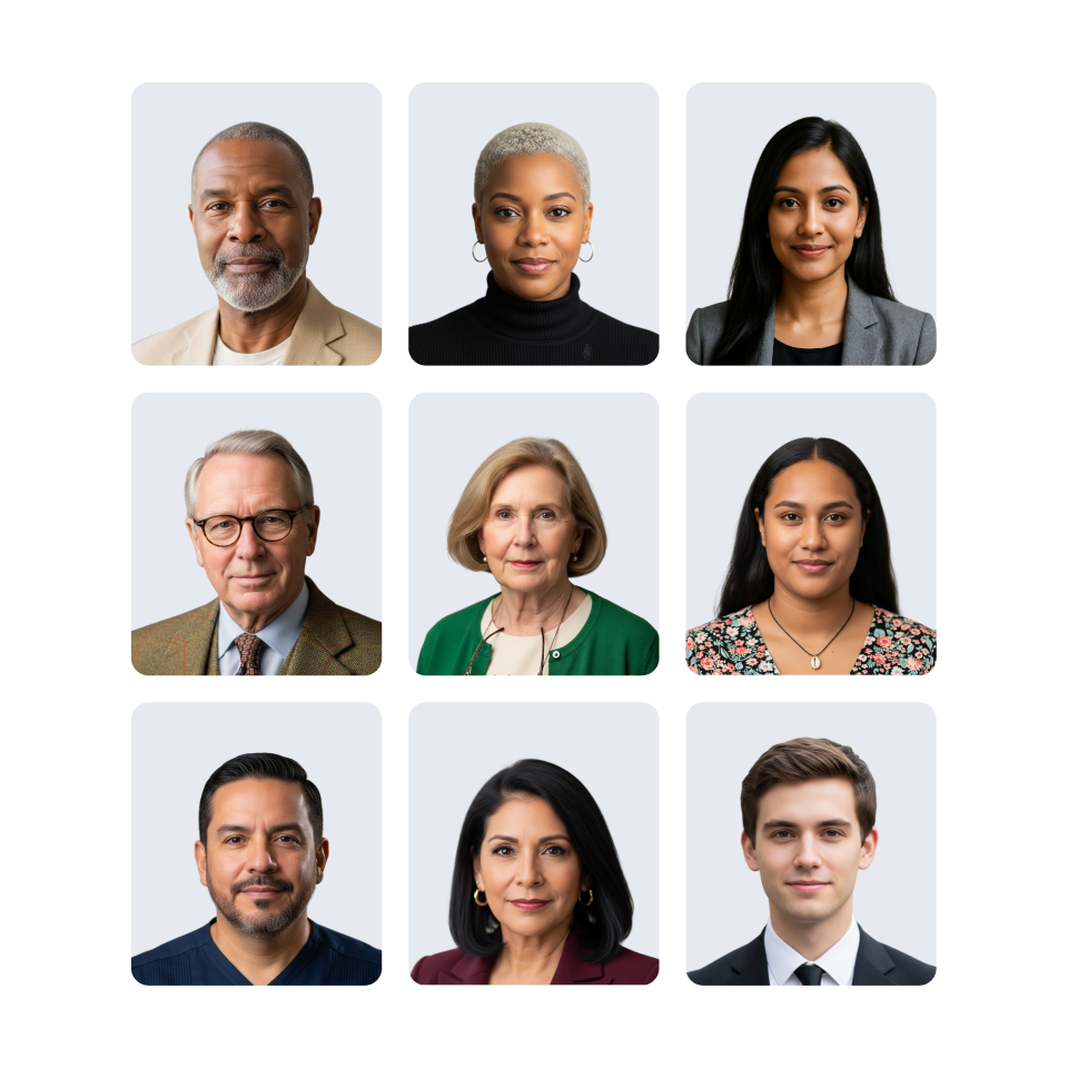 AI Avatar for customer success: choose from public avatars or upload a custom avatar in Visla